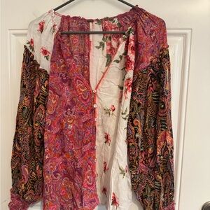 Free People Gemini patchwork in Vintage Combo Large